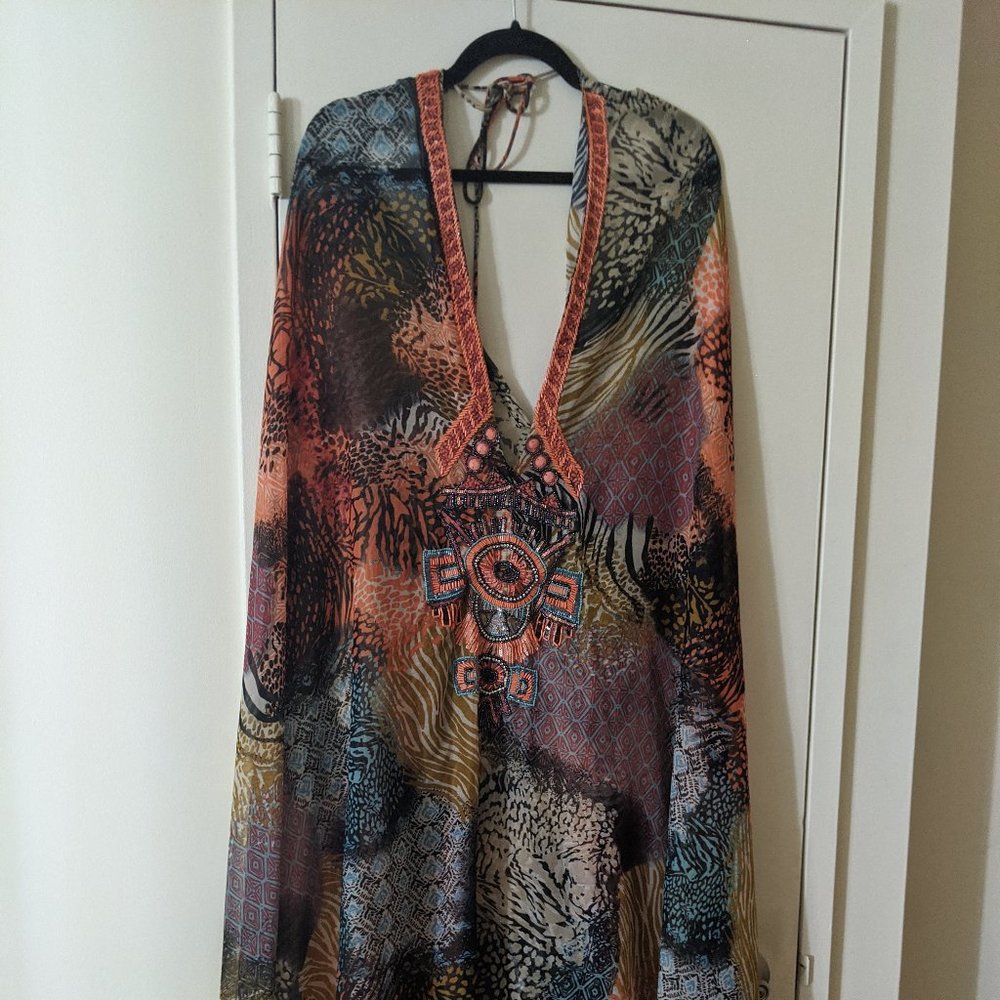 Colorful Boho Swim Coverup